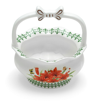 Конфетница "Лилии"